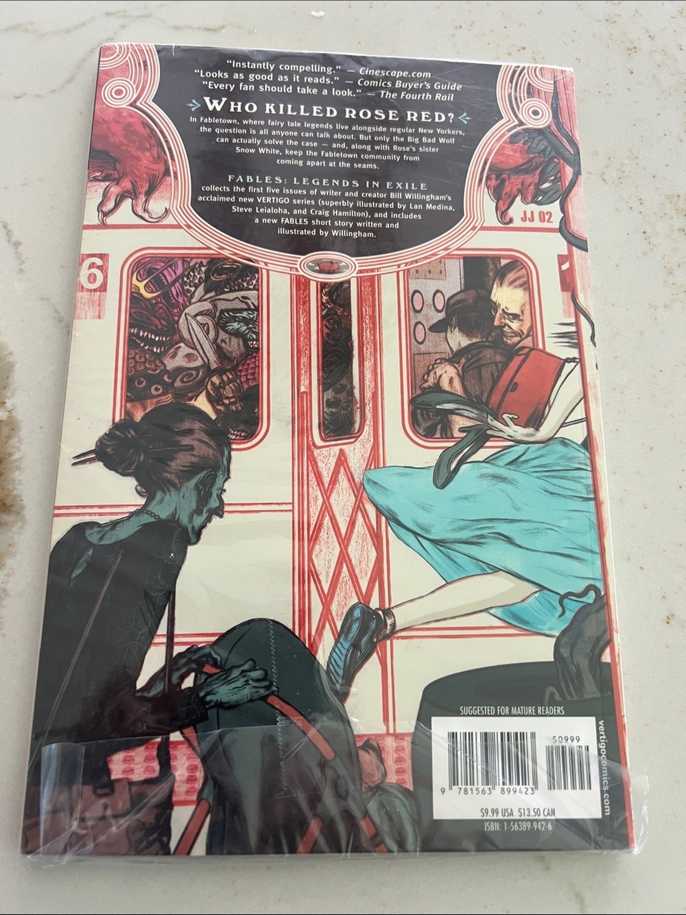 Fables: Legends in Exile Graphic Novel - Red Cover Comic Book - Picture 3 of 5